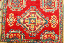 Carica l&#39;immagine nel visualizzatore di Gallery, Rectangular Hand knotted carpet Ghazni Chubi Red Colors 146x100CM
