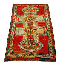 Carica l'immagine nel visualizzatore di Gallery, Hand made Antique Carpets Rugs karabak / CM 228x110
