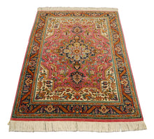Load image into Gallery viewer, Authentic original hand knotted carpet Extra fine 147x102 CM
