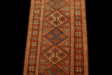Carica l'immagine nel visualizzatore di Gallery, Hand knotted carpet Ghazni / Uzbek / Kazak -  270x80 CM
