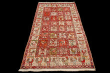 Carica l&#39;immagine nel visualizzatore di Gallery, Authentic original hand knotted carpet kilim varni silk 190x115 CM
