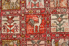 Load image into Gallery viewer, Authentic original hand knotted carpet kilim varni silk 190x115 CM
