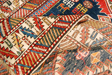 Carica l&#39;immagine nel visualizzatore di Gallery, Hand made Antique Kazak / Shirvan / Caucasic Carpets CM 155x97
