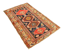 Lade das Bild in den Galerie-Viewer, Hand made Antique Kazak / Shirvan / Caucasic Carpets CM 155x97
