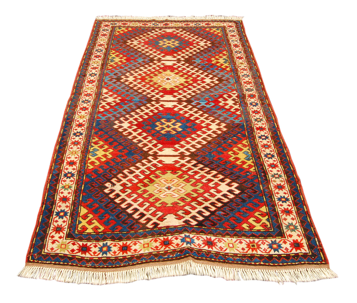 Hand made Antique Kazak / Shirvan Caucasic Carpets CM 200x111