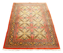 Load image into Gallery viewer, Rectangular Hand knotted carpet Original Colors 150x103 CM
