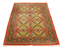 Load image into Gallery viewer, Rectangular Hand knotted carpet Original Colors 150x103 CM
