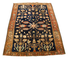 Carica l'immagine nel visualizzatore di Gallery, Rectangular Hand knotted carpet Original Colors 146x110 CM
