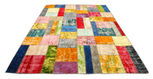 Carica l&#39;immagine nel visualizzatore di Gallery, Patchwork Tappeto Carpets teppiche  Rugs Tappis CM 300x205

