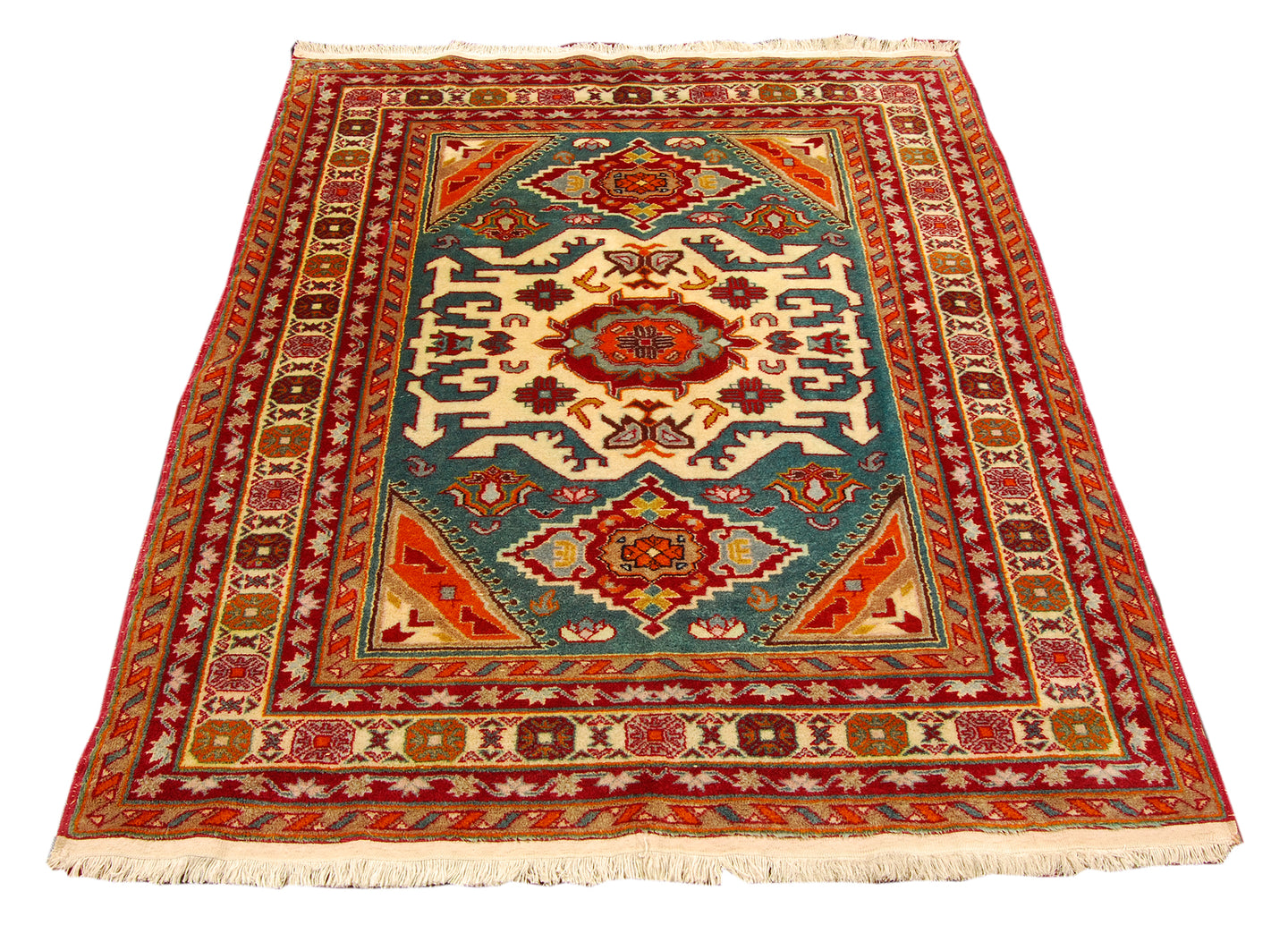 Hand made Antique Urumgi Caucasic Carpets CM 150x120