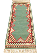 Load image into Gallery viewer, New Design Original Authentic Hand Made Kilim India 153x62 CM
