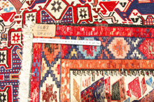 Lade das Bild in den Galerie-Viewer, Authentic original hand knotted carpet kilim varni silk 190x115 CM
