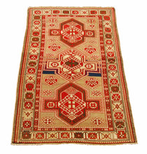 Carica l&#39;immagine nel visualizzatore di Gallery, Hand made Antique Kazak / Shirvan Caucasic Carpets CM 196x120
