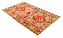 Carica l&#39;immagine nel visualizzatore di Gallery, Hand made Antique Kazak / Shirvan Caucasic Carpets CM 196x120
