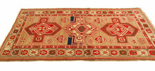 Carica l&#39;immagine nel visualizzatore di Gallery, Hand made Antique Kazak / Shirvan Caucasic Carpets CM 196x120
