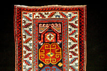 Carica l'immagine nel visualizzatore di Gallery, Hand made Antique Kazak / Shirvan Caucasic Carpets CM 163x76

