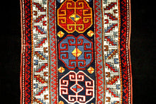 Carica l'immagine nel visualizzatore di Gallery, Hand made Antique Kazak / Shirvan Caucasic Carpets CM 163x76
