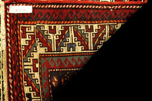 Carica l'immagine nel visualizzatore di Gallery, Hand made Antique Kazak / Shirvan Caucasic Carpets CM 163x76
