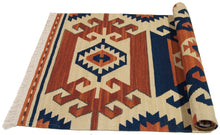 Load image into Gallery viewer, 80x50 CM TEPPICH NEW KILIM 80% WOOL 20% COTTON #GalleriaFarah1970
