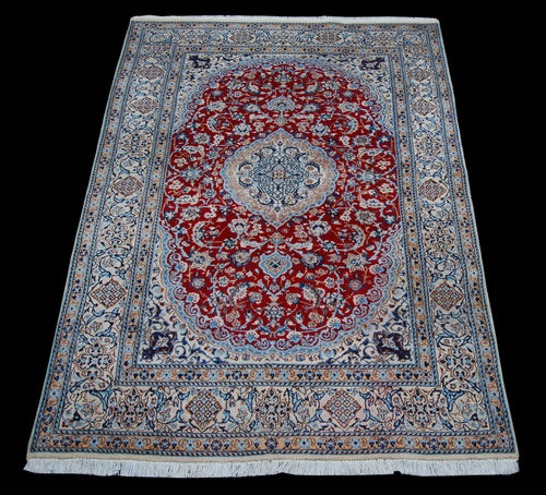 Rectangular Hand knotted carpet Original Colors 300x200 CM