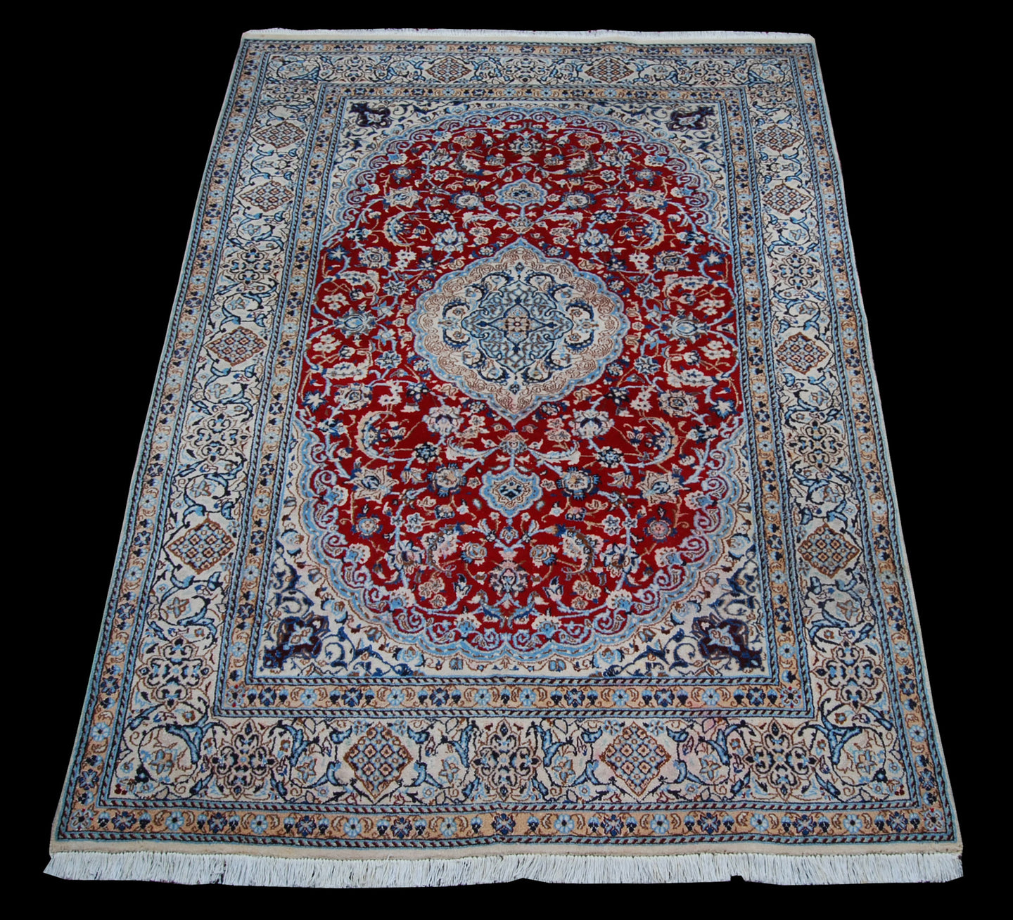 Rectangular Hand knotted carpet Original Colors 300x200 CM