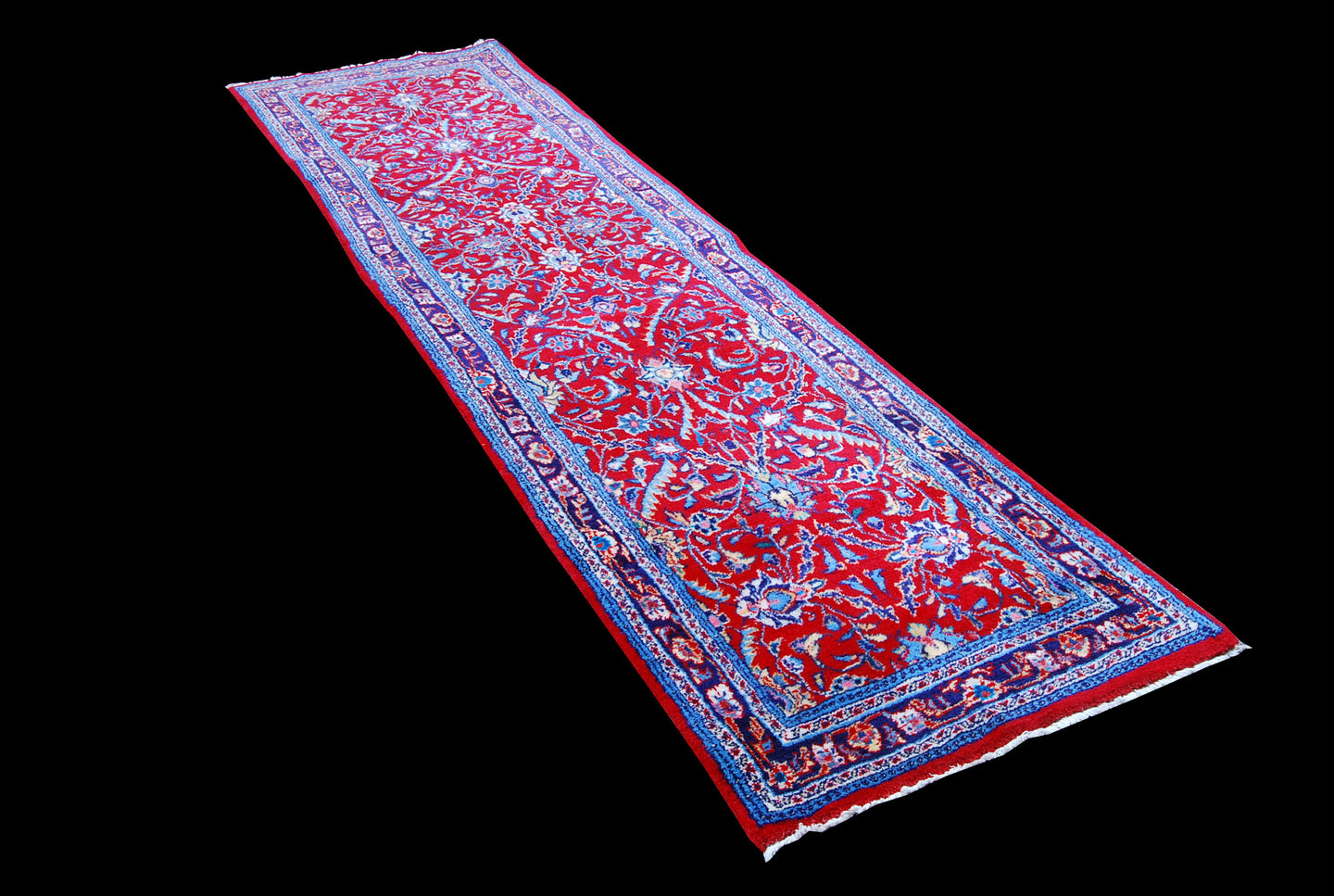 Sarok Tappeto Hand knotted carpet Original Colors 298x76 CM