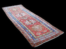 Load image into Gallery viewer, Tappeto Malayer Hand knotted carpet Original Colors  300x105 CM
