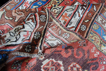 Lade das Bild in den Galerie-Viewer, Tappeto Malayer Hand knotted carpet Original Colors  300x105 CM
