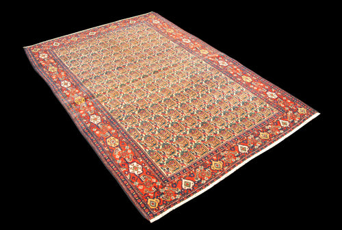 Rectangular Hand knotted carpet Original Colors 195X135 CM