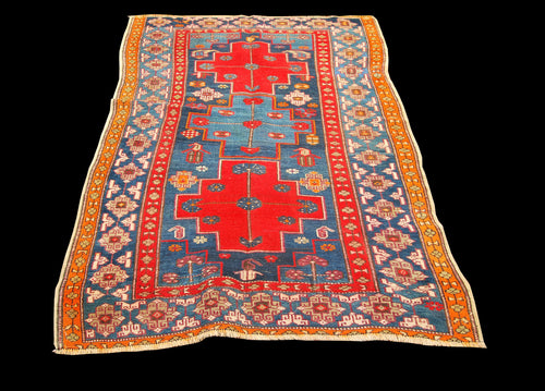 Hand made Antique Kazak / Shirvan / Kuba Caucasic Carpets CM 162x112 