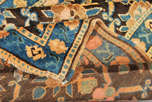 Carica l&#39;immagine nel visualizzatore di Gallery, Antico Tappeto Shiraz Original Hand Made Carpets CM 300x121
