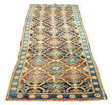 Carica l&#39;immagine nel visualizzatore di Gallery, Antico Tappeto Shiraz Original Hand Made Carpets CM 300x121
