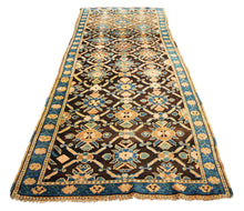 Carica l&#39;immagine nel visualizzatore di Gallery, Antico Tappeto Shiraz Original Hand Made Carpets CM 300x121

