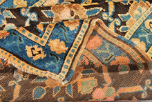 Carica l&#39;immagine nel visualizzatore di Gallery, Antico Tappeto Shiraz Original Hand Made Carpets CM 300x121
