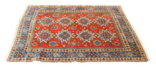 Carica l'immagine nel visualizzatore di Gallery, Hand made Antique Kazak / Shirvan Caucasic Carpets CM 148x108
