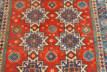 Carica l'immagine nel visualizzatore di Gallery, Hand made Antique Kazak / Shirvan Caucasic Carpets CM 148x108
