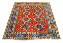 Lade das Bild in den Galerie-Viewer, Hand made Antique Kazak / Shirvan Caucasic Carpets CM 148x108
