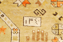Carica l&#39;immagine nel visualizzatore di Gallery, Hand made Antique Kazak / Shirvan Caucasic Carpets CM 180x124
