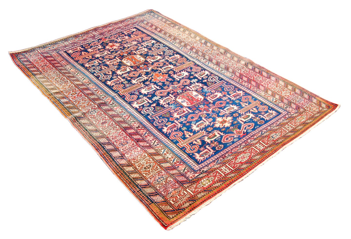 Hand made Antique Kazak / Shirvan/Kuba Caucasic Carpets CM 186x132