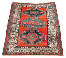 Carica l'immagine nel visualizzatore di Gallery, Hand made Antique Kazak / Shirvan / Kuba Caucasic Carpets CM 180x153
