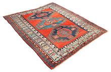 Lade das Bild in den Galerie-Viewer, Hand made Antique Kazak / Shirvan / Kuba Caucasic Carpets CM 180x153
