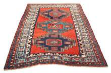 Carica l&#39;immagine nel visualizzatore di Gallery, Hand made Antique Kazak / Shirvan / Kuba Caucasic Carpets CM 180x153
