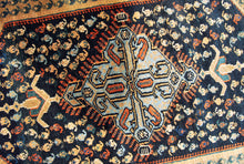 Carica l'immagine nel visualizzatore di Gallery, Hand made Antique Kazak / Shirvan/Kuba Caucasic Carpets CM 80x64
