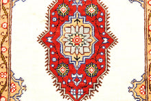 Lade das Bild in den Galerie-Viewer, Istanbul Antico Tappeto Hereche / Hereke in seta 100% - 73x46 CM
