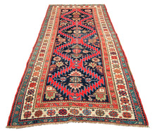 Carica l'immagine nel visualizzatore di Gallery, Hand made Antique Kazak / Shirvan/Kuba Caucasic Carpets 265x 117 CM 
