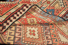 Load image into Gallery viewer, Hand made Antique Kazak / Shirvan / Kuba Caucasic Carpets CM 276x107
