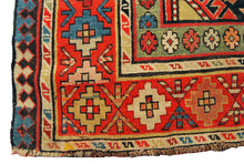 Lade das Bild in den Galerie-Viewer, Hand made Antique Kazak / Shirvan / Kuba Caucasic Carpets CM 276x107
