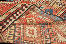 Lade das Bild in den Galerie-Viewer, Hand made Antique Kazak / Shirvan / Kuba Caucasic Carpets CM 276x107
