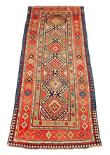 Lade das Bild in den Galerie-Viewer, Hand made Antique Kazak / Shirvan / Kuba Caucasic Carpets CM 276x107
