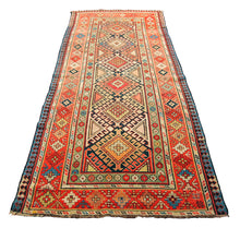 Carica l'immagine nel visualizzatore di Gallery, Hand made Antique Kazak / Shirvan / Kuba Caucasic Carpets CM 276x107

